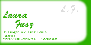 laura fusz business card